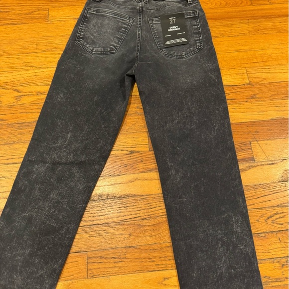 Women’s curvy Straight  “vintage black” Jeans with stretch🖤cute & very comfy🖤 - Picture 3 of 13